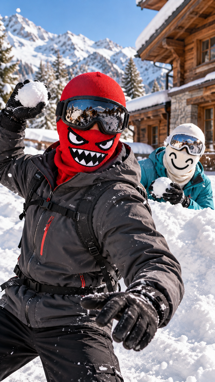 Snowball fight